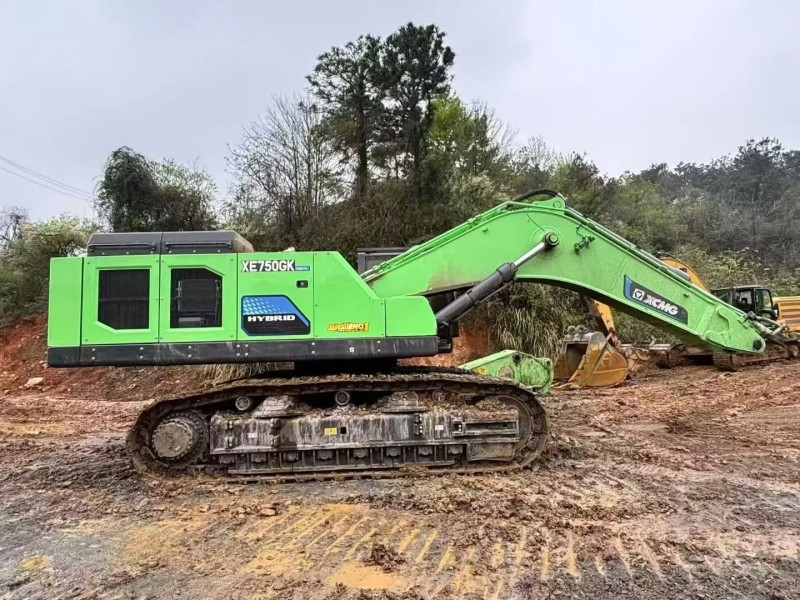 [La dernière technologie noire au monde · Économie de carburant] Excavatrice hybride XCMG 750GK HEV en 2025, avec une consommation de carburant d'environ 40 litres pendant 296 heures, peut avoir 248 marteaux